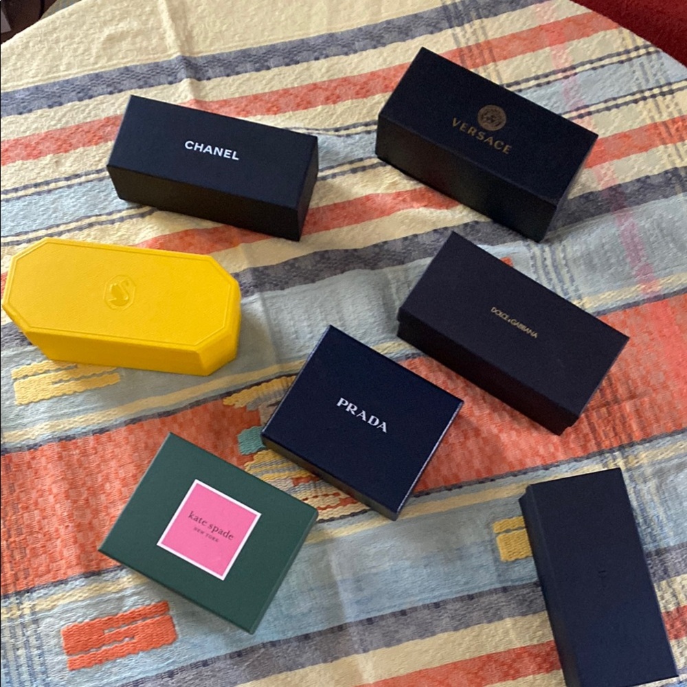 CHANEL, Versace, Prada, Christian Dior and more boxes
